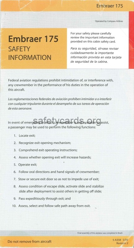 safety card