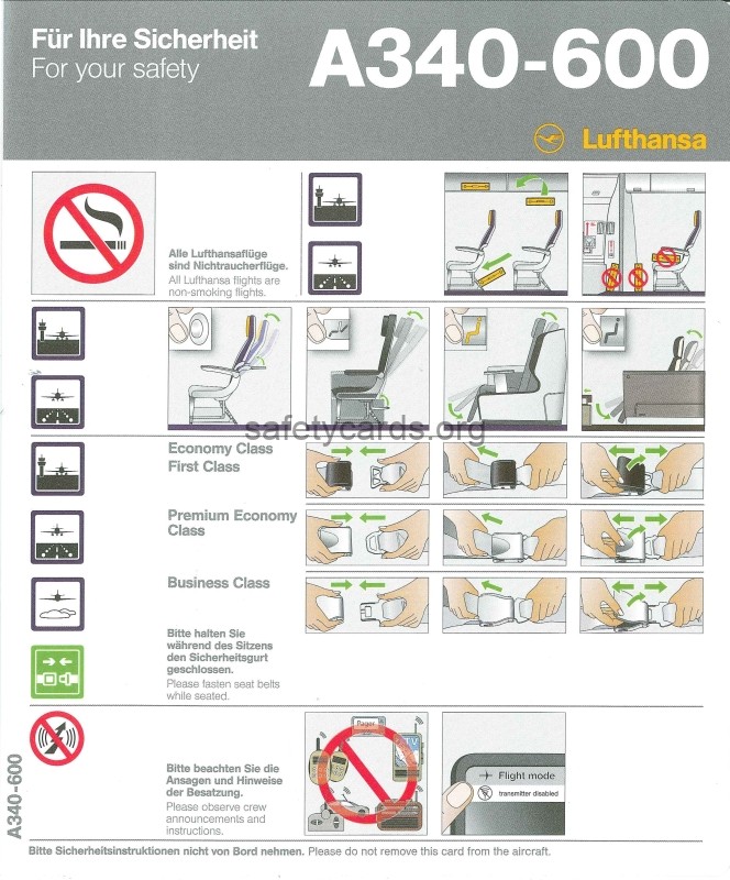safety card