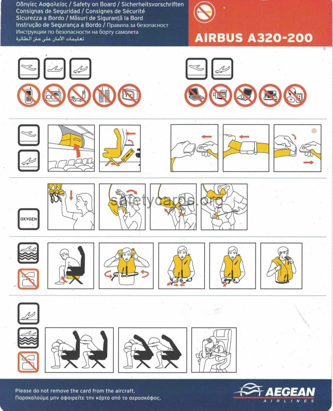 safety card