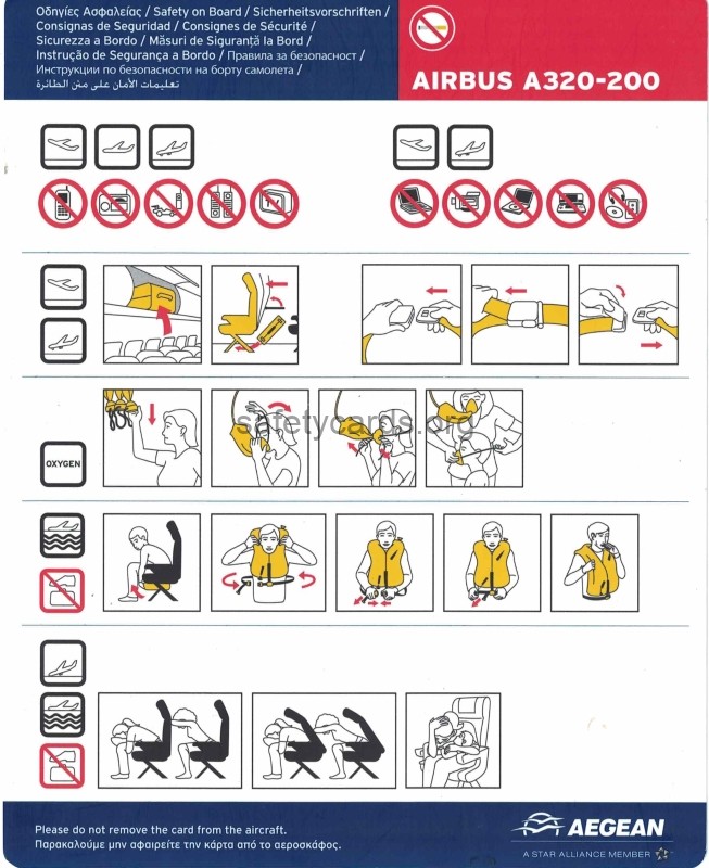 safety card