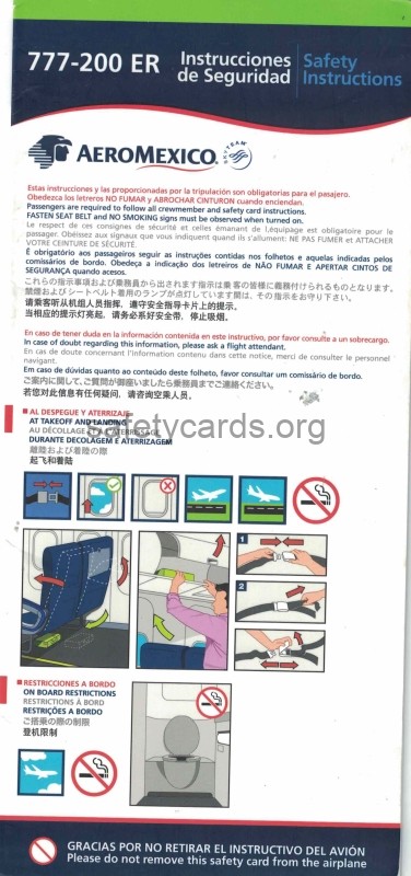 safety card