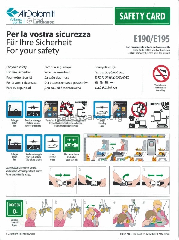 safety card