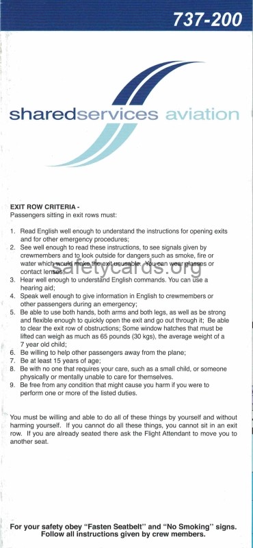 safety card