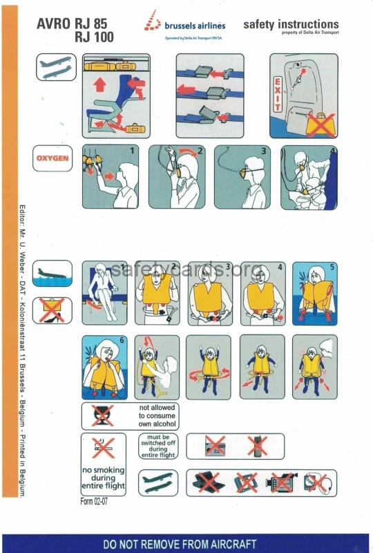 safety card